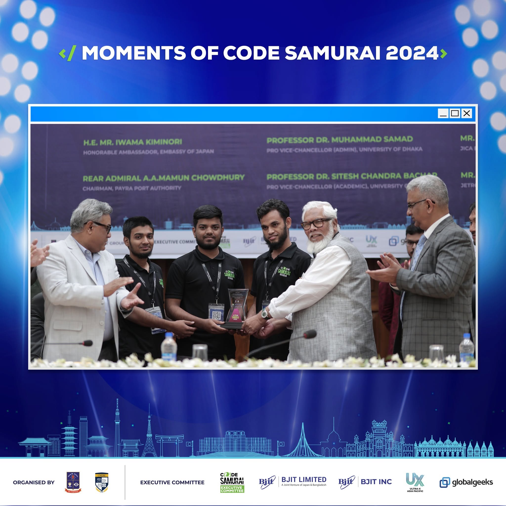 Code Samurai 2024 recognition