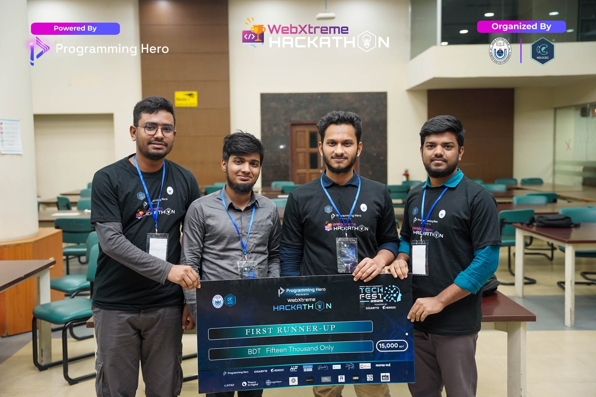 Web Xtreme Hackathon recognition